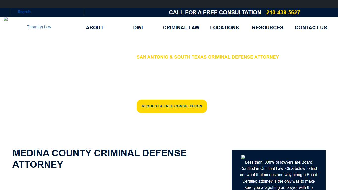 Medina County Criminal Defense Attorney [Voted #1] Lawyers TX